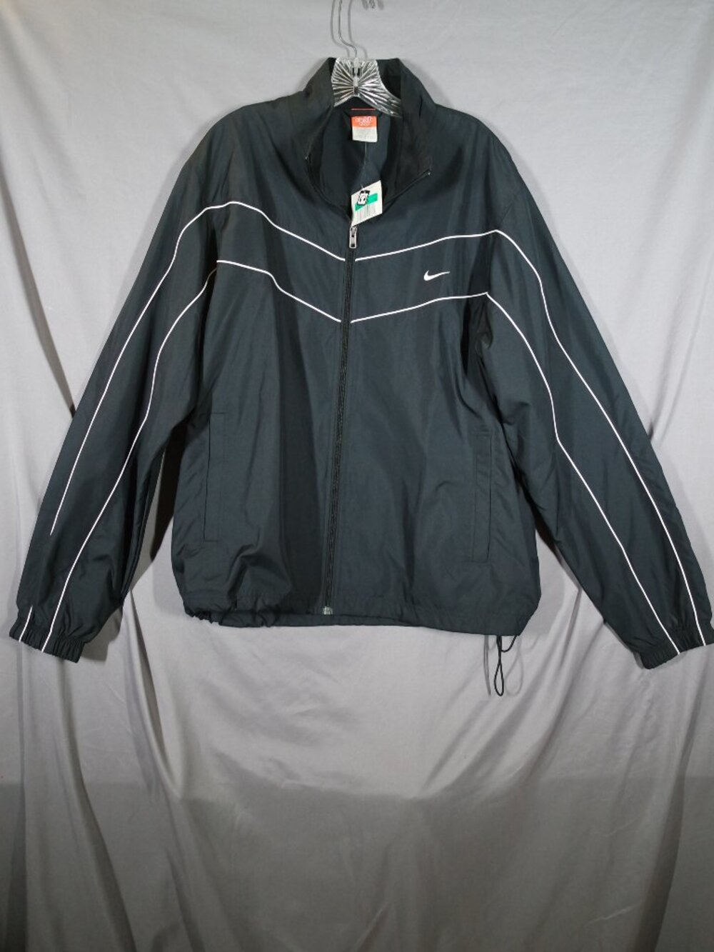 NWT Nike The Athletic Dept. Windbreaker Jacket Men’s XL Full Zip Gray Reflective